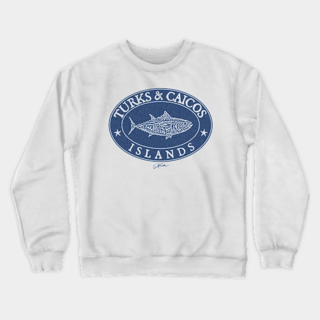 Turks & Caicos Islands Bluefin Tuna Crewneck Sweatshirt by jcombs